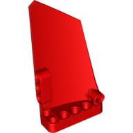 Lego Technic Panel Fairing #17 Large Smooth, Side A / Red