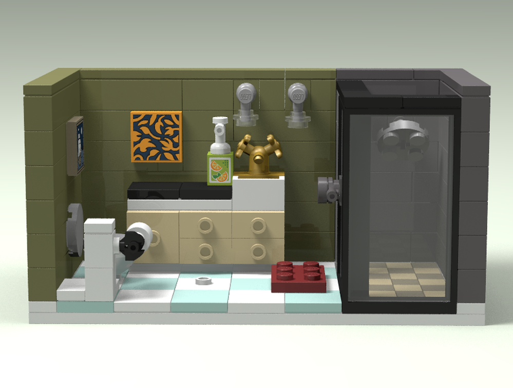 Lego bathroom