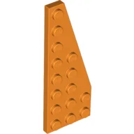 Wedge Plate 8 x 3, 22° Right / Orange