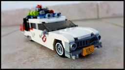 Ecto-1 / Ecto One car in minifig scale