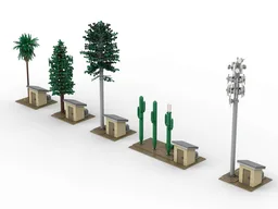 Cell Phone Towers Set