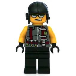 Viper with Knife on Vest