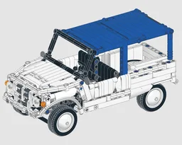 Citroen Mehari White with Blue Roof