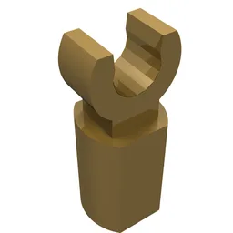 Bar Holder with Clip / Pearl Gold