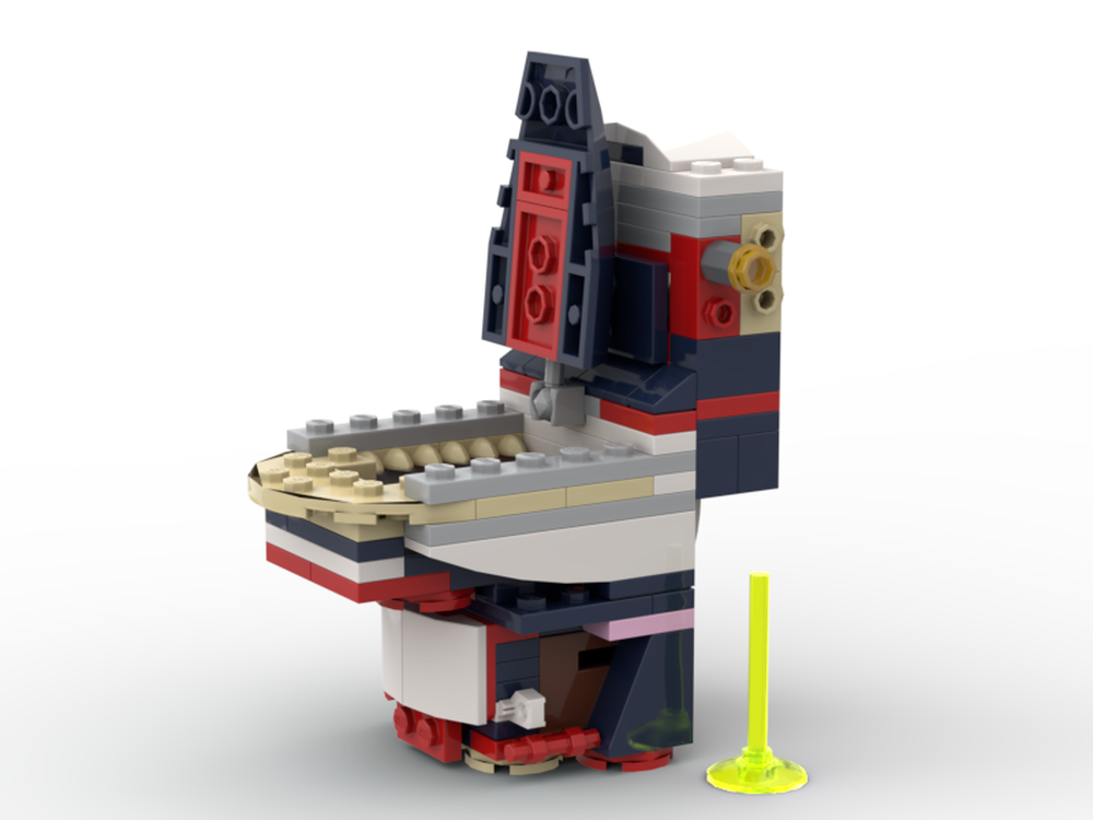 Lego 31088 Toilet with user