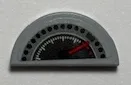 Tile, Round 1 x 2 Half with Motorcycle Tachometer Pattern (Sticker) - Set 42170