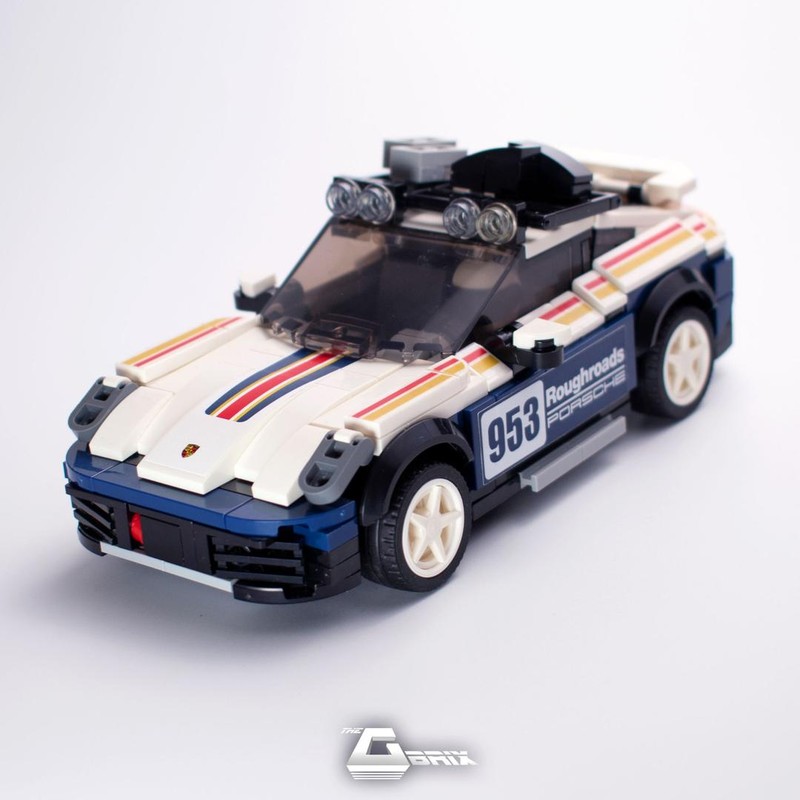 Lego Porsche 911 (992) Dakar - 8wide Speed Champions size in 8 colors