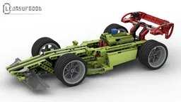 8649 C-Model: LIME MACHINE Formula Racer