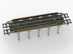 Railway Bridge | Train Track Bridge | City Subway Bridge