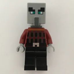 Pillager, Black Legs, Neck Bracket, Wide Eyes