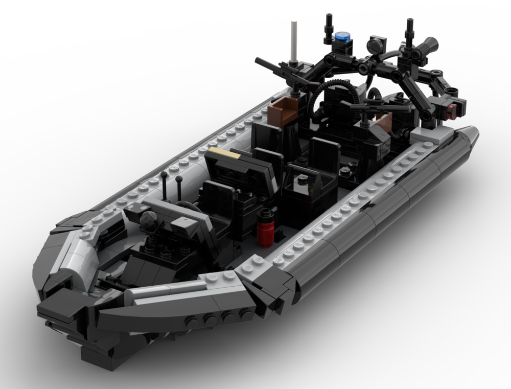 Lego Arctic 24 RHIB (with General Purpose Machine Guns)