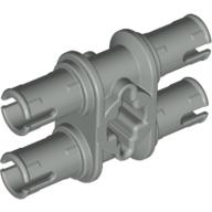 Lego Technic Pin Double with Axle Hole / Light Gray