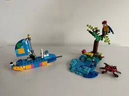 Sailboat and Tropical Island