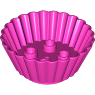 Lego Duplo Cupcake / Muffin Cup with 2 x 2 Studs / Dark Pink