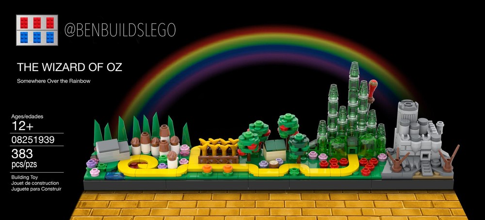 Lego The Wizard of Oz skyline