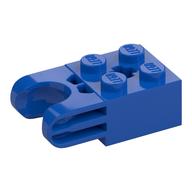 Lego Technic Brick Special 2 x 2 with Ball Socket Wide and Axle Hole, No Arm Holes / Blue