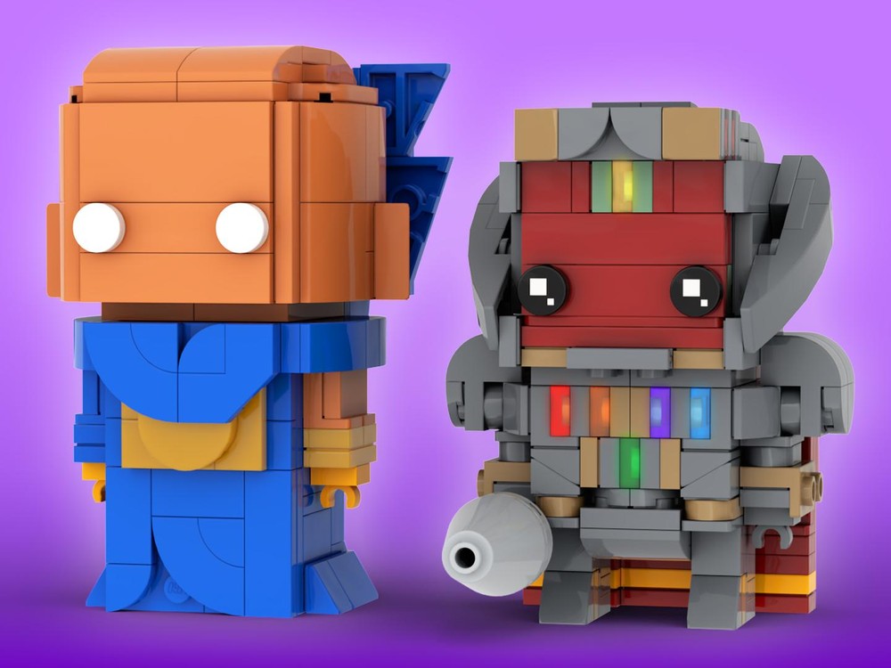 Lego Infinity Ultron & The Watcher Brickheadz LEGO MOC - Marvel Studios What If...?