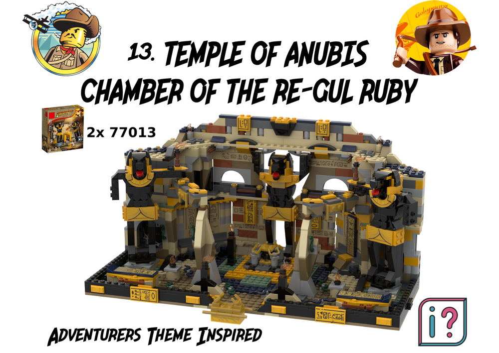 Lego Adventurers Chapter 13. Temple of Anubis Chamber of the Re-Gul Ruby