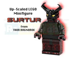Up-Scaled LEGO Minifigure - Surtur