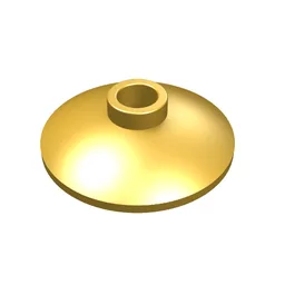 Dish 2 x 2 Inverted [Radar] / Metallic Gold
