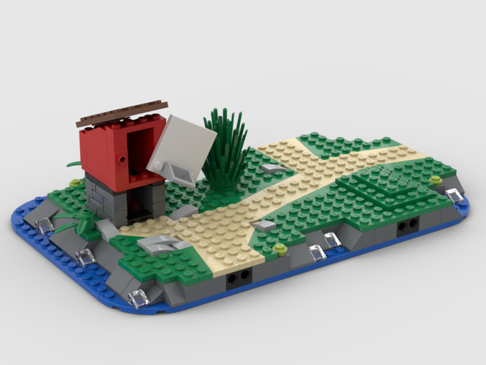 Lego Island module for Set 31051-1