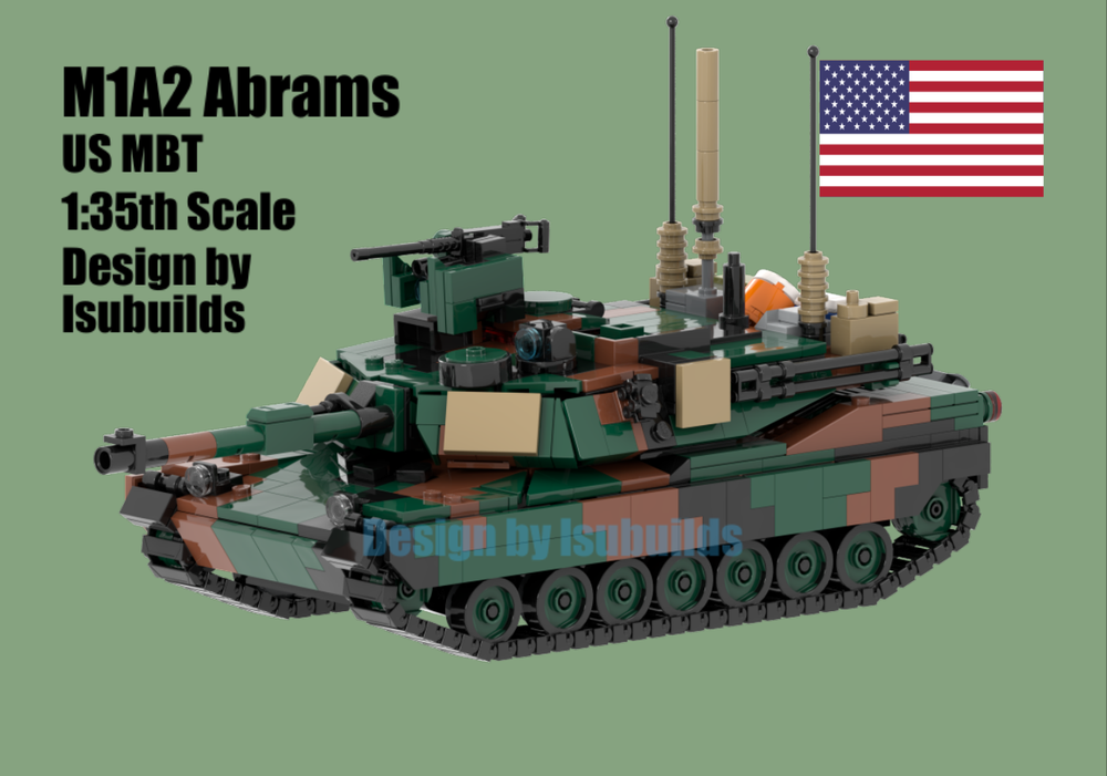 Lego M1A2 Abrams Woodland