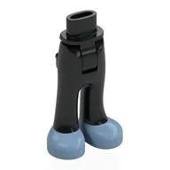 Minidoll Hips and Trousers with Back Pockets with Sand Blue Shoes / Black