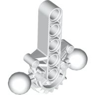 Lego Large Figure Skeletal, Torso with Beam, 2 Ball Joints, and 7 Tooth Half Gear / White