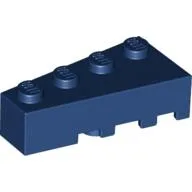 Brick Wedged, Angled 4 x 2 Left / Dark Blue