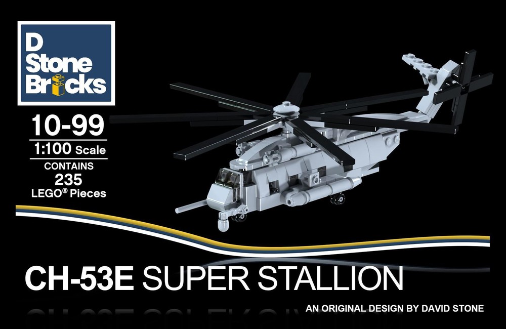 Lego Mini CH-53E Super Stallion 1:100 Scale