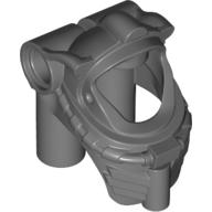 Lego Helmet Underwater / Space, Breathing Apparatus with Pin Holes / Dark Bluish Gray