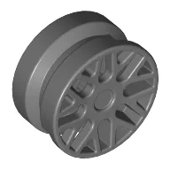 Wheel 11 x 6 with 8 'Y' Spokes [Plain] / Dark Bluish Gray