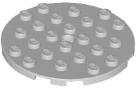 Plate Round 6 x 6 with Hole