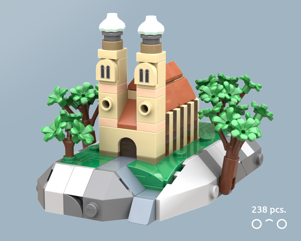 Lego Hilltop Church.
