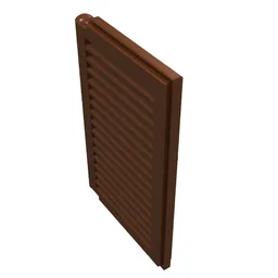 Window 1 x 2 x 3 Shutter / Reddish Brown