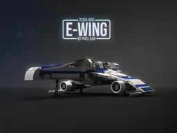 PiXEL-DANs - 75364 E-Wing Modifications incl Display Stand