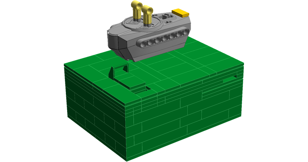Lego Thunderbird 2 display case Light and Sound Box