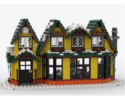Winter village school