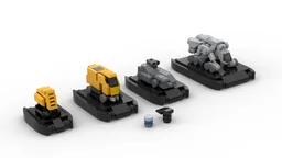 Micro Vehicles from the Alien Movies