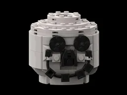 Up-Scaled Skeleton Head v01