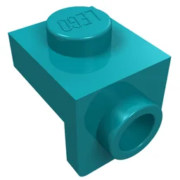 Bracket 1 x 1 - 1 x 1 / Dark Turquoise