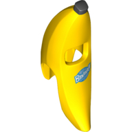 Lego Costume Banana Suit with Blue Label Print / Yellow