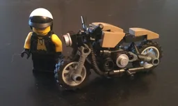 Minifigure Scale Motorcycle