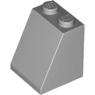 Brick Sloped 65° 2 x 2 x 2 with Bottom Tube / Light Bluish Gray