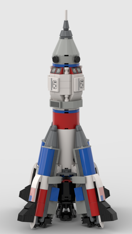 Lego MOC THE CARRIER ROCKET (The Wandering Earth) Version Customized USA.