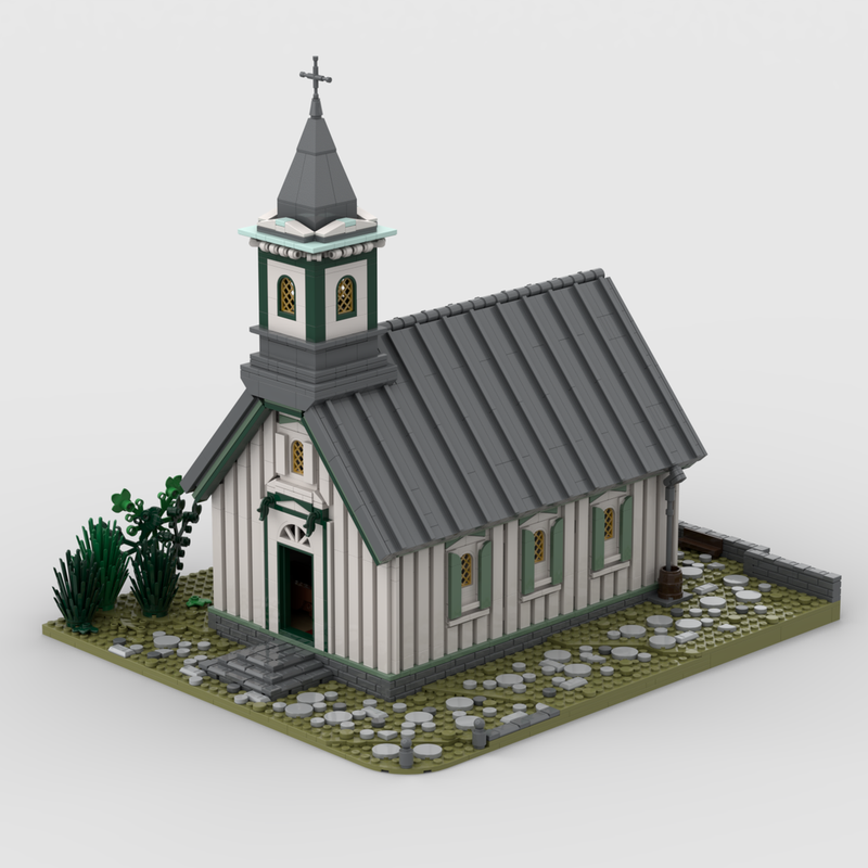 Lego Icelandic church Þingvallakirkja