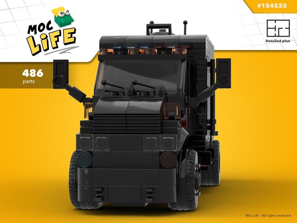 Lego Chevrolet Kodiak C4500 quad cab S.W.A.T.