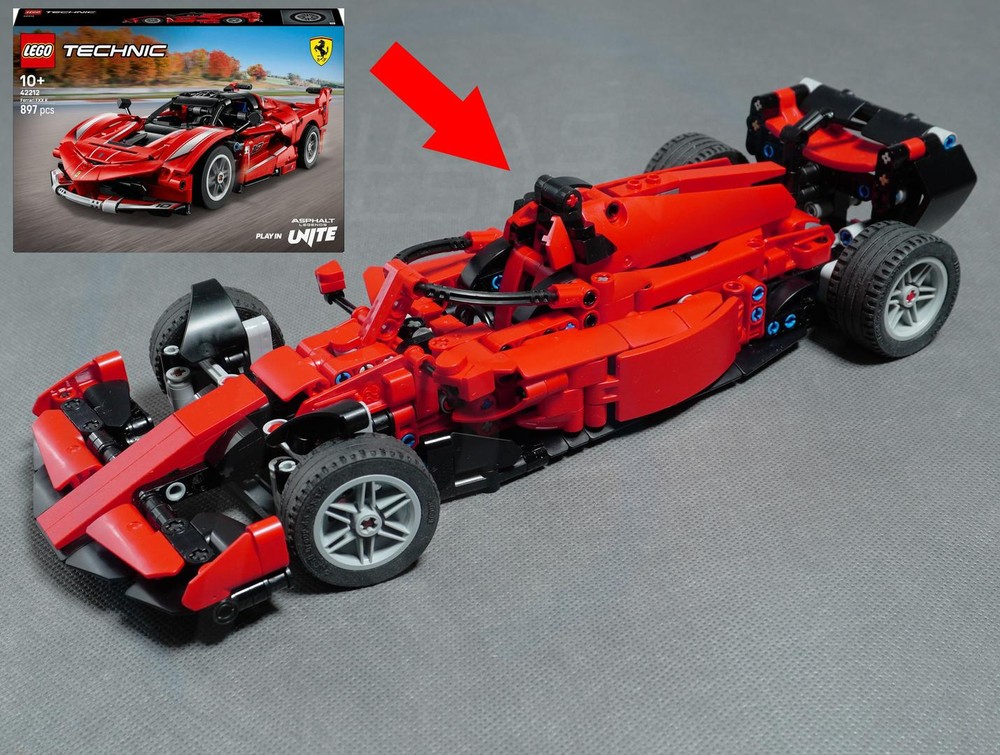 Lego F1 SF-24 (B-Model LEGO 42212 FXX K )