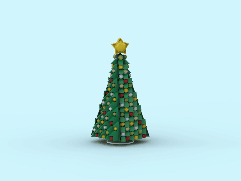Lego Christmas Tree - 541 parts designed