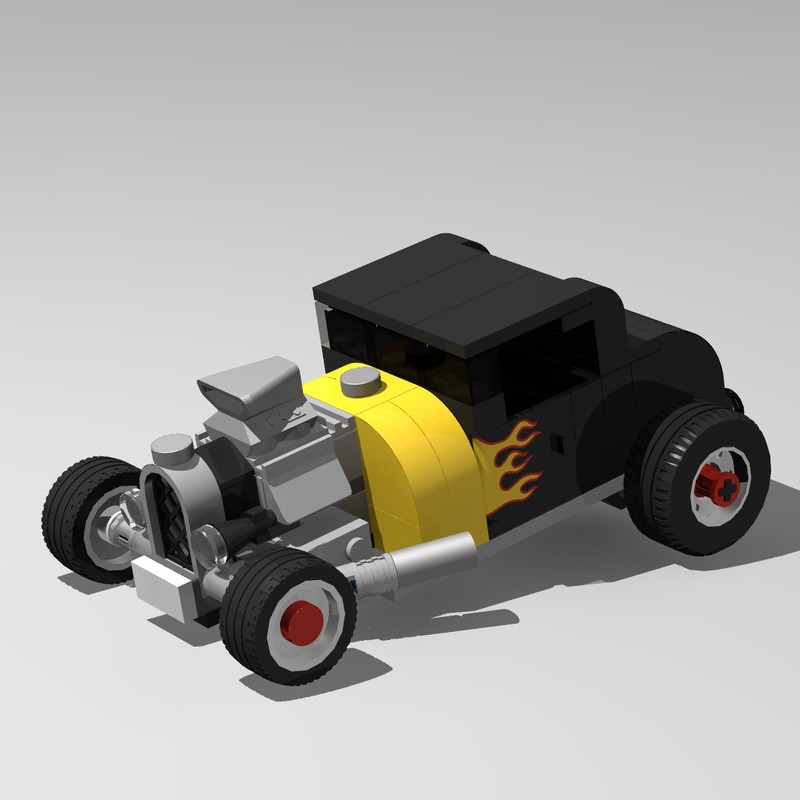 Lego 75875 Ford Model A Hot Rod 8 Wide Mod